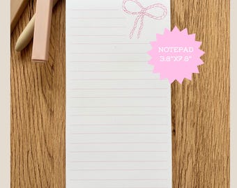 Schleife Notizblock/Pink Cowgirl Notizblock/linierter Notizblock/Cowgirl Notizblock/Notizblock