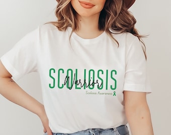Groene Scoliose Warrior, Scoliose Shirt, Scoliosis Awareness, Scoli Shirt, Scoliosis shirt cadeau, Scoliosis Sterk, Genezing Geestelijke Gezondheid