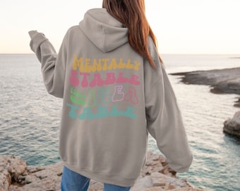 Oversized Aesthetic Hoodie, VSCO hoodie, Trendy Tumblr Hoodie, Sweatshirt words on back, pinterest, Positivity Quote VSCO oversized pullover