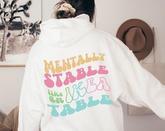 Oversized Aesthetic Hoodie, VSCO hoodie, Trendy Tumblr Hoodie, Sweatshirt words on back, pinterest, Positivity Quote