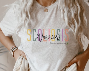 Scoliosis Warrior, Scoliosis Shirt, Scoliosis Awareness, Scoli Shirt, Scoliosis shirt cadeau, Healing Mental Health