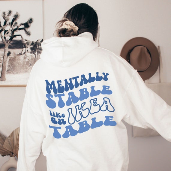 Vsco Hoodie Blue Vsco Girl Sweater Happy Days Good Vibes