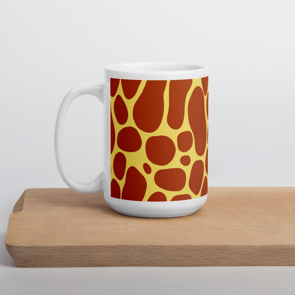 Giraffe Coffee Mug Etsy