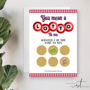 Significas mucho para mí - Tarjeta de San Valentín, aniversario, cumpleaños - TARJETA RASGABLE