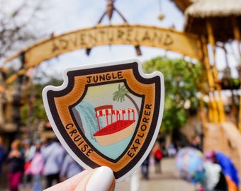Jungle Cruise Disney Badge Sticker