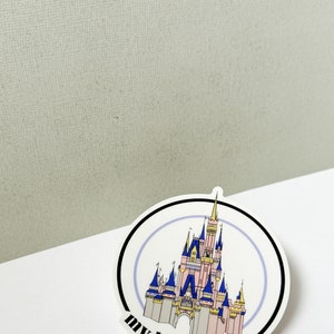 Cinderella Castle Disney World My Happy Place vinyl sticker