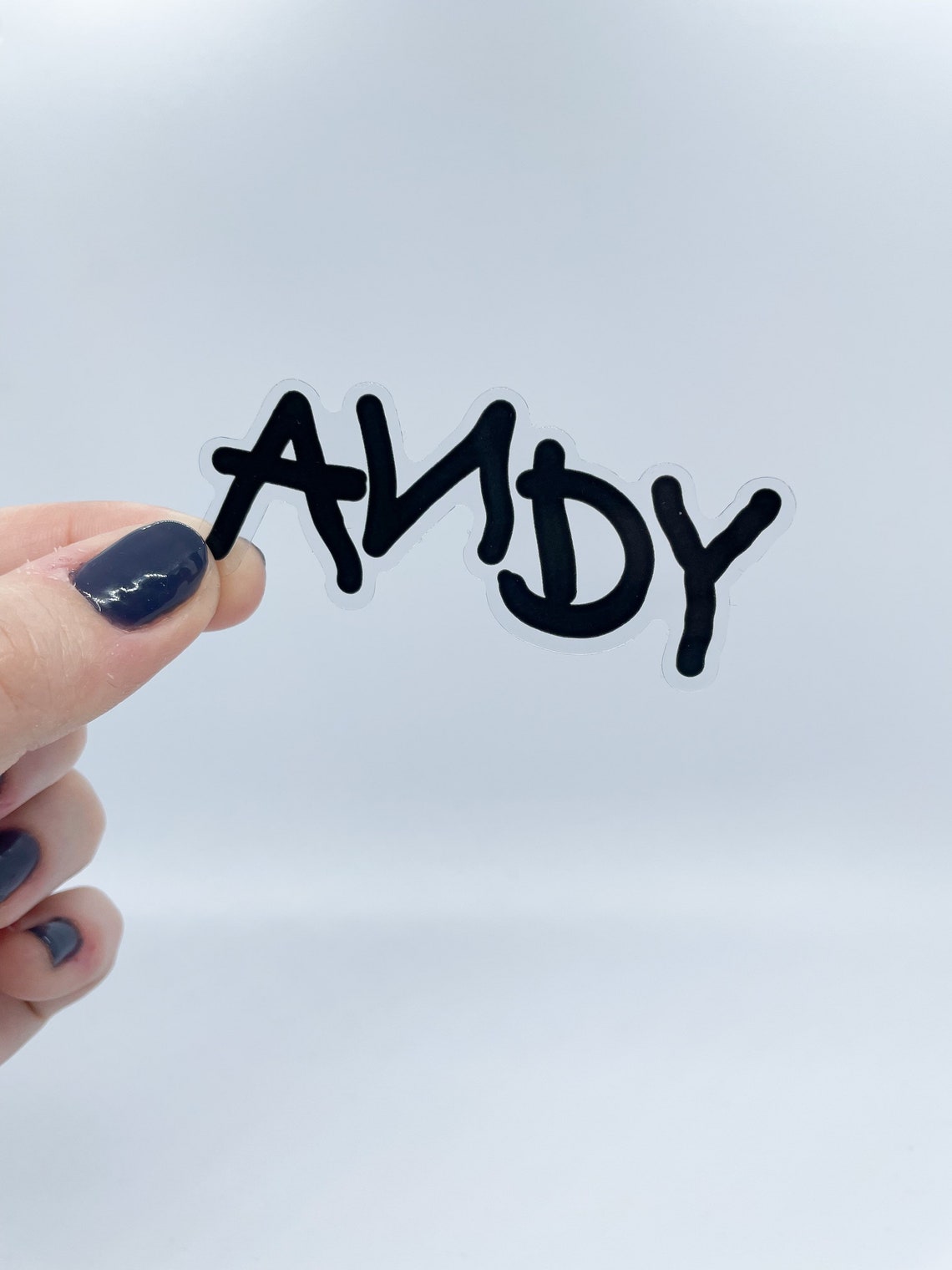 Toy Story ANDY Clear Sticker - Etsy
