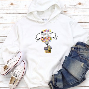 Pixar Up Adventure is Out There Hoodie Sweatshirt