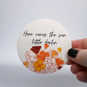 Beatles Here Comes the Sun Sticker