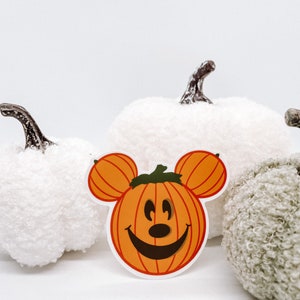 Mickey Mouse Pumpkin Sticker