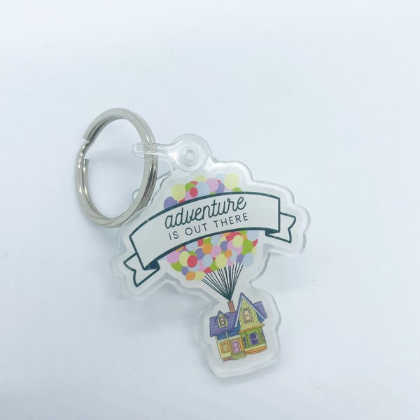 Adventure is out there Up Movie Keychain