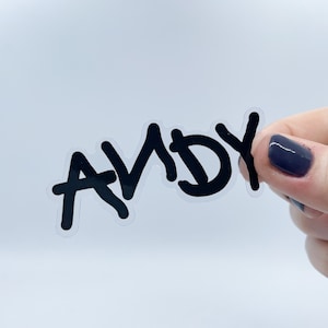Toy Story ANDY Clear Sticker