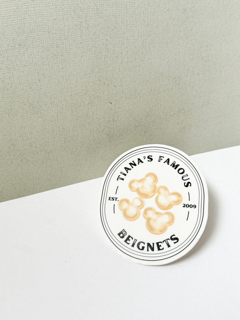 Princess and the Frog Princess Tiana’s Beignets Vinyl Sticker - Etsy