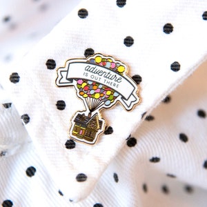 Pixar Up Enamel Pin, Adventure is Out There Up House