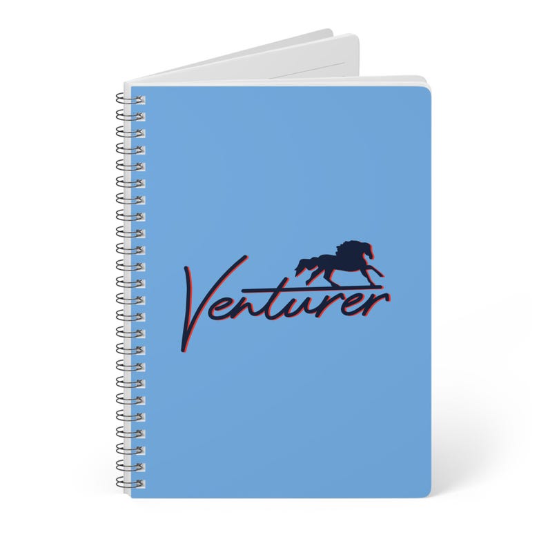Wirobound Softcover Notebook, A5 - Jilly Coopers Rivals 'venturer' Inspired, Writing Journal, Planner, Cute Notepad, Diary, Bullet Journal image 3