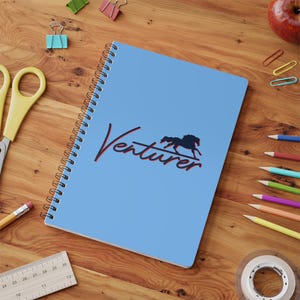 Wirobound Softcover Notebook, A5 - Jilly Coopers Rivals 'venturer' Inspired, Writing Journal, Planner, Cute Notepad, Diary, Bullet Journal image 5