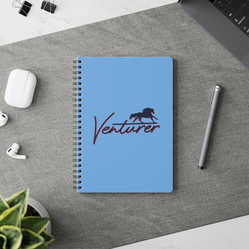 Wirobound Softcover Notebook, A5 - Jilly Coopers Rivals 'venturer' Inspired, Writing Journal, Planner, Cute Notepad, Diary, Bullet Journal image 4