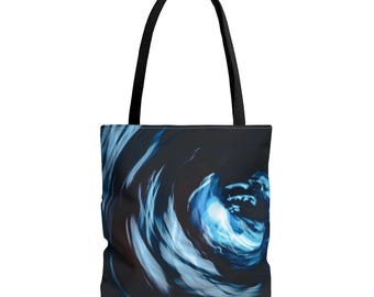 Abstract Photography Swirl Tote Bag, Carry-all Bag, Reusable Grocery Bag, Abstract Print Tote, Eco-Friendly Tote, Unique Gift Bag