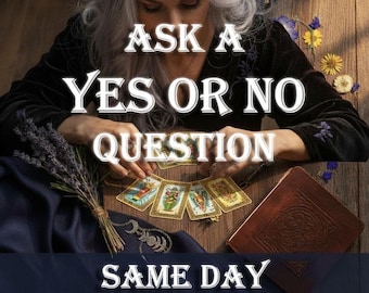 Ask a Yes or No Question | Same Day Psychic Tarot Reading via Etsy Messages | No Ai