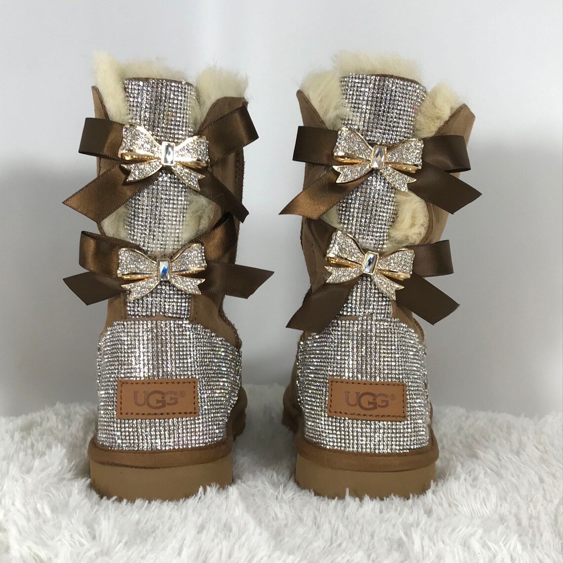 pink glitter ugg boots