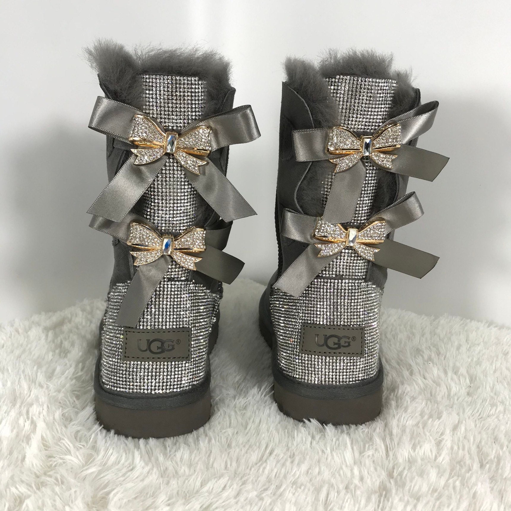 Glitter ugg boots Etsy