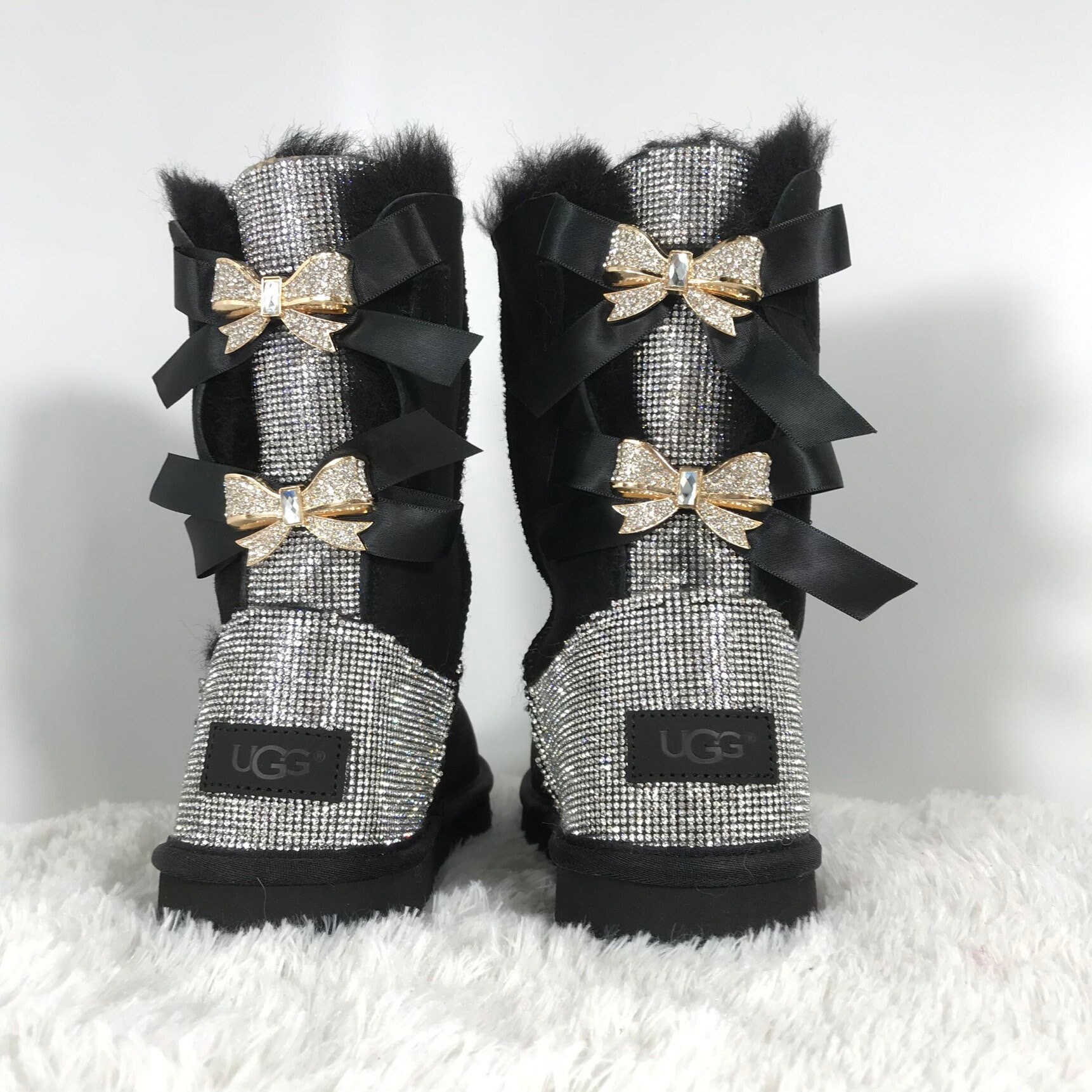 pink glitter ugg boots