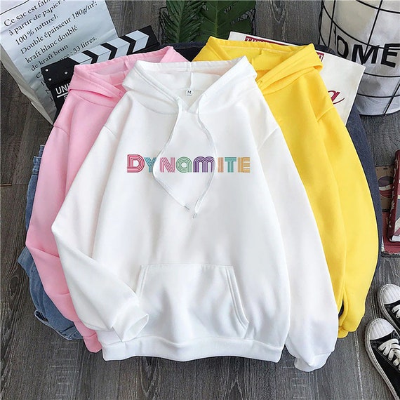 Dynamite by BTS KPOP Song Name Printed High Quality Hoodie | Etsy