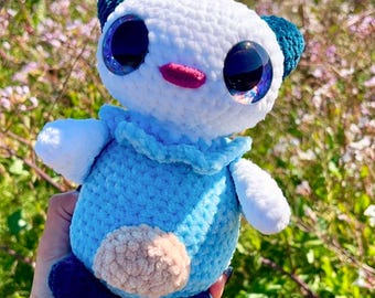 Sea Otter Plushy | Handmade Otter Plush | Crochet Sea Otter Toy | Crochet Stuffed Animal | Kawaii Sea Animal | Oshawott