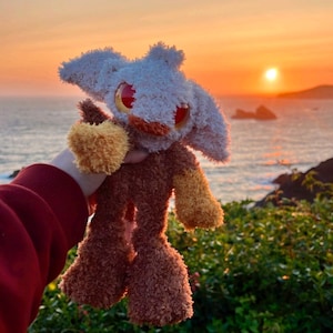 Griffin Snuggler Plushie Handmade Crochet