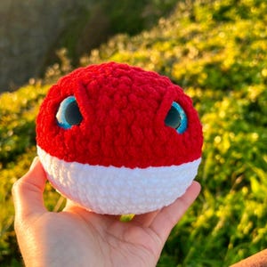 Voltorb Plushie Crochet Handmade