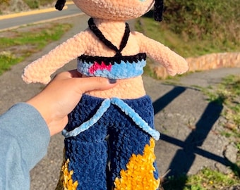 Big handmade crochet doll
