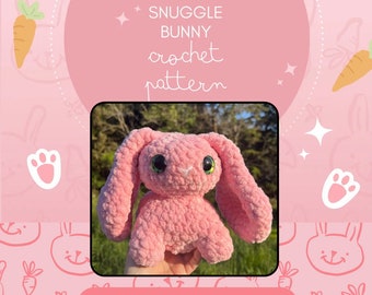 No-Sew Jellybean Bunny Crochet Pattern, 2-in-1 Amigurumi (PDF Pattern)