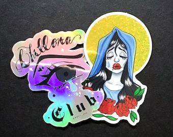 Holographic and Glitter Stickers | Chillona Club Sticker | Chicano Stickers
