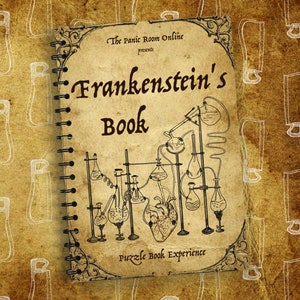 Frankenstein&#39;s Book - Printable Puzzle Escape Room Game