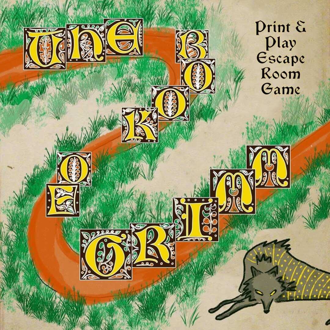 The Book of Grimm - Printable Puzzle Escape Room Game - Etsy