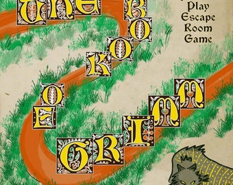 El libro de Grimm - Juego de escape de rompecabezas imprimible