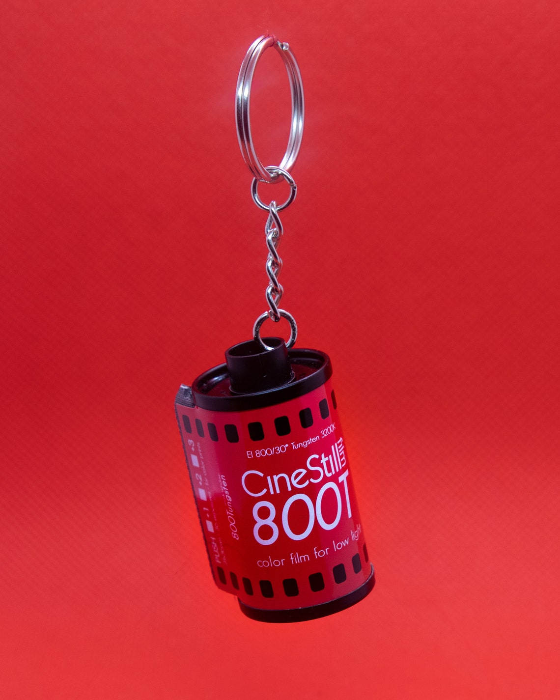 35mm Film Canister Keychain Cinestill 800t Etsy