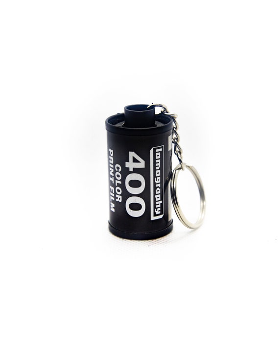 35mm Film Canister Keychain Lomography 400 Etsy