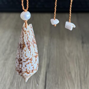 Natural Shell Necklace, SeaShell Chunky Necklace, Shell Pendant Choker, Stunning Statement Necklace, Beach Necklace, Seashell Jewelry