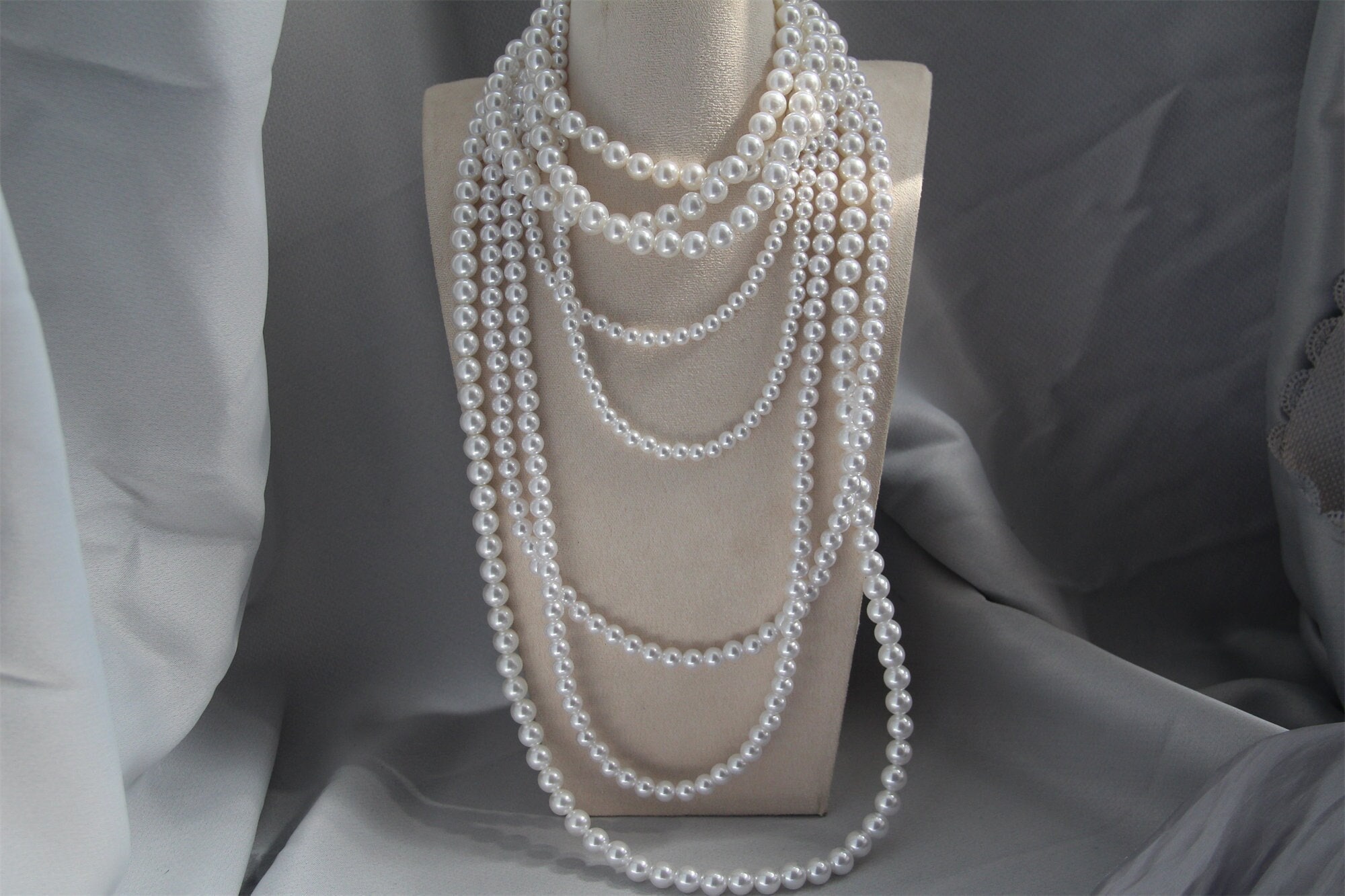 【MONDAY EDITION】Pearl Bunch Necklace 2025 存在感◎ MONDAY EDITION(マンデイエディション) Pearl Bunch Necklace