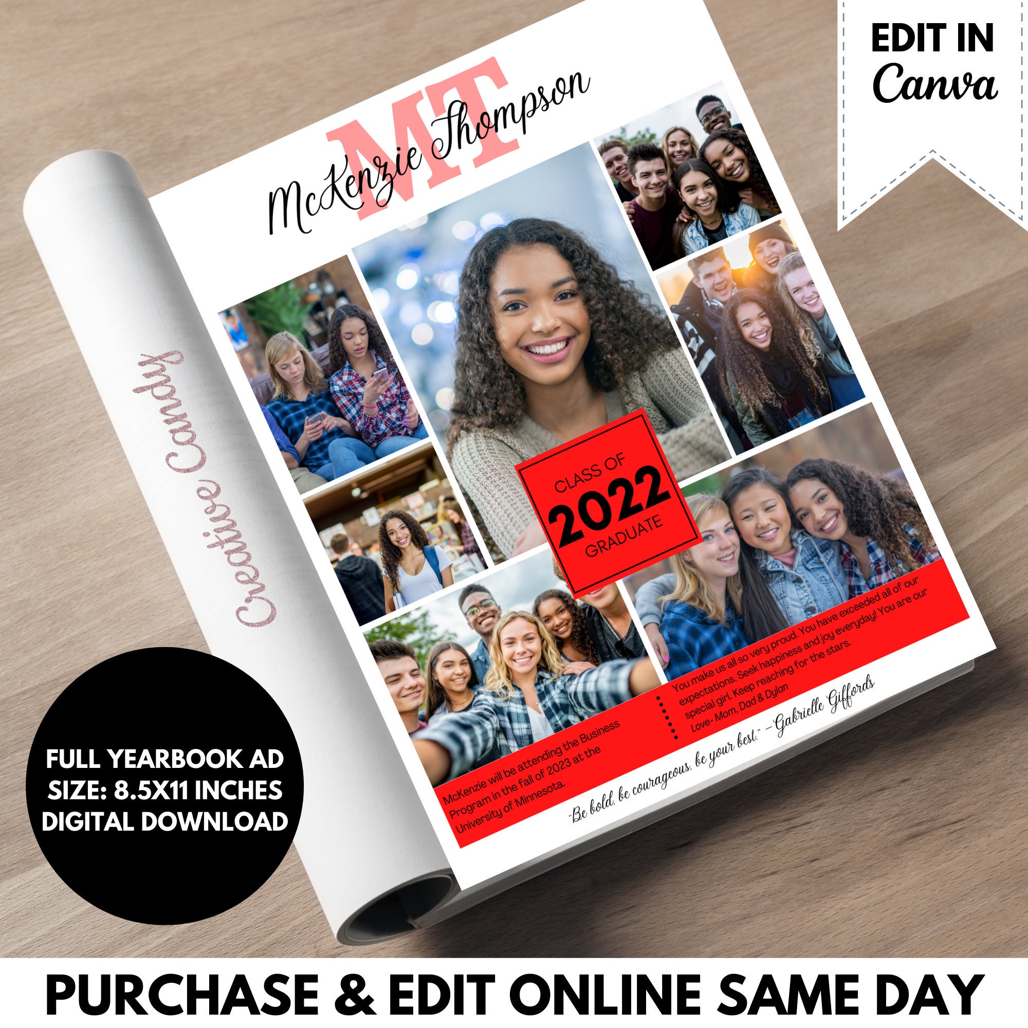 Digital Yearbook Template