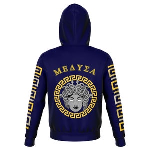 Greek Mythology Hoodie, Medusa Hoodie, Ancient Greek Apparel, Medusa Art