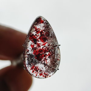 SUPER SEVEN QUARTZ Cabochon - Round, Faceted - Gemstones, Jewelry Making, melody stone, lapidocrocite, geothite, cacoxenite