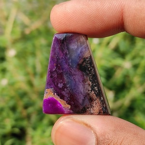 SUGILITE CABOCHON - Sugilite Crystal Stone - Sugilite cabochon - sugilite crystal cabochon - sugilite necklace - sugilite pendant