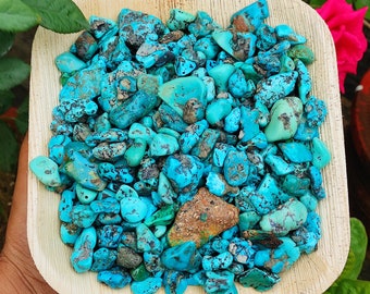 TURQUOISE Raw Crystal - Natural Arizona turquoise - arizona turquoise drilled - wire wappables - healing raw crystals - turquoise in quartz