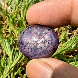 RUBY - Trapiche Star ruby cabochon - natural star ruby crystal - jewellery making supply - star ruby - corundum crystal family