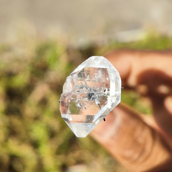Double terminated shop herkimer diamond