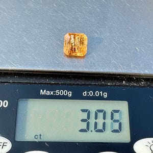 Imperial Topaz Cut - Natural Imperial Topaz Crystal - Golden Topaz - topaz crystal - healing crystal - imperial topaz pendant - ring image 5