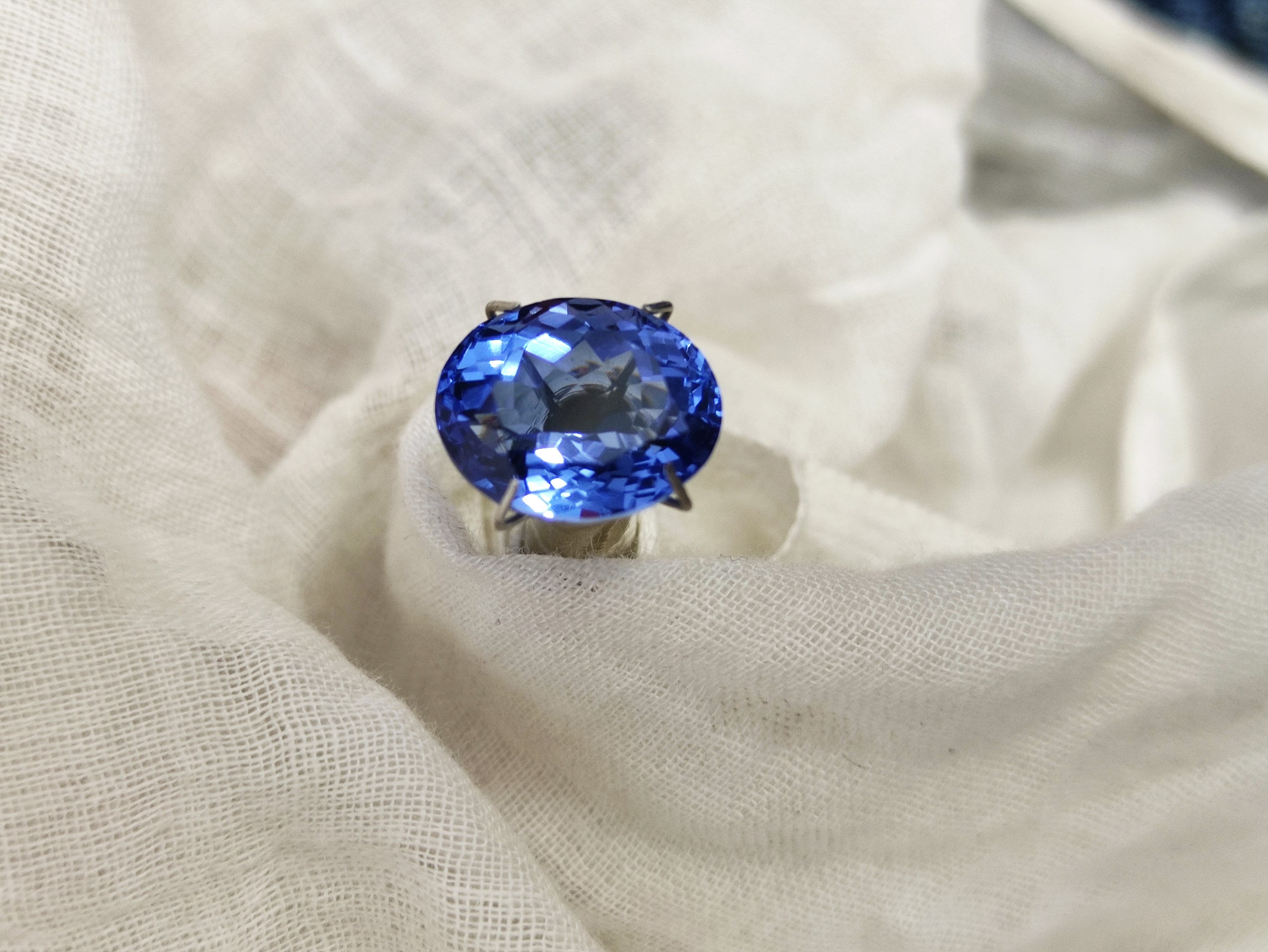 MAXIXE ブルー ベリル - 天然 VVS ブルー ベリル ファセット ジェム