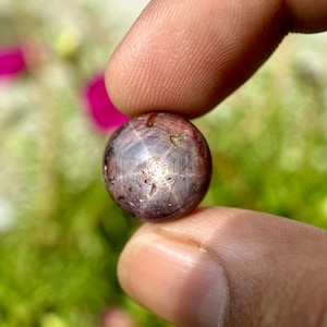 RUBY - Star ruby cabochon - natural star ruby crystal - jewellery making supply - star ruby - corundum crystal family